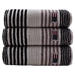 Lexington Icons Original Striped Towels Grey